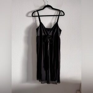 NWT The Limited Spaghetti Strap Mini Dress 8 Black